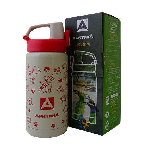 Термос-сититерм "Питомцы" 400 мл termos_sititerm_vakuumnyy_bytovoy_tm_arktika_400_ml_art_702_400_pitomtsy