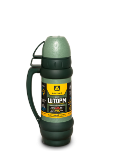 Термос "Шторм" 1 л  termos_bytovoy_vakuumnyy_dlya_napitkov_tm_arktika_1000ml_art_109_1000m_zelenyy