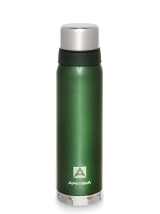 Термос вакуумный 900 мл с узким горлом  termos_bytovoy_vakuumnyy_dlya_napitkov_tm_arktika_900_ml_art_106_900_zelenyy