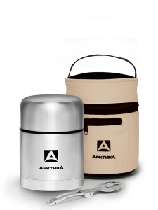 Термос с супер-широким горлом 500 мл termos_vakuumnyy_bytovoy_s_shirokim_gorlom_v_chekhle_tm_arktika_500ml_art_301_500a