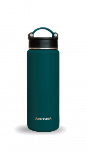 Термос для напитков 530 мл termos_bytovoy_vakuumnyy_pitevoy_tm_arktika_tyemnyy_akvamarin_530ml_art_708_530