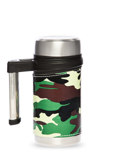 Термос-кружка с ручкой 500 мл termos_kruzhka_vakuumnaya_bytovaya_s_ruchkoy_tm_arktika_500_ml_art_406_500_khaki