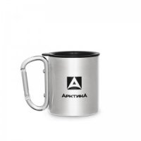 Термокружка "Арктика" 300 мл с карабином  termokruzhka_nevakkumnaya_tm_arktika_300_ml_art_801_300k_s_karabinom