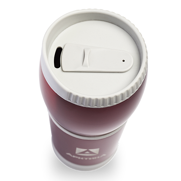 Автомобильная термокружка 400 мл termokruzhka_nevakkumnaya_avtomobilnaya_bez_ruchki_tm_arktika_400ml_art_807_400_krasnaya