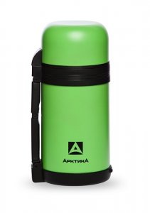 Универсальный термос 1 л с широким горлом  termos_vakuumnyy_bytovoy_universalnyy_tm_arktika_1000ml_art_202_1000_zelenyy_plastik