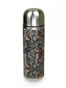 Термос с узким горлом 1 л (хаки)  termos_bytovoy_vakuumnyy_pitevoy_v_tekst_opletke_khaki_tm_arktika_1000ml_art_108_1000