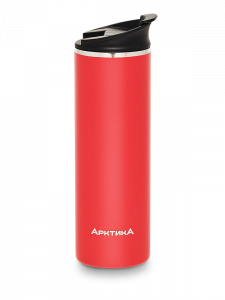 Термос-кружка вакуумный, бытовой, тм «Арктика», 0.48 л, арт. 710-480 красный termos_kruzhka_vakuumnyy_bytovoy_tm_arktika_0_48_l_art_710_480_krasnyy