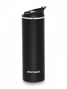 Термос-кружка вакуумный, бытовой, тм «Арктика», 0.48 л, арт. 710-480 чёрный termos_kruzhka_vakuumnyy_bytovoy_tm_arktika_0_48_l_art_710_480_chyernyy