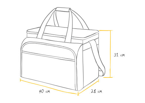 Набор для пикника Арктика на 6 персон nabor_dlya_piknika_tm_arktika_art_4100_6_siniy