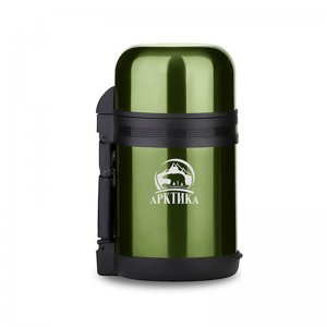 Универсальный термос 1 л с широким горлом  termos_vakuumnyy_bytovoy_universalnyy_tm_arktika_1000ml_art_202_1000_bolotnyy