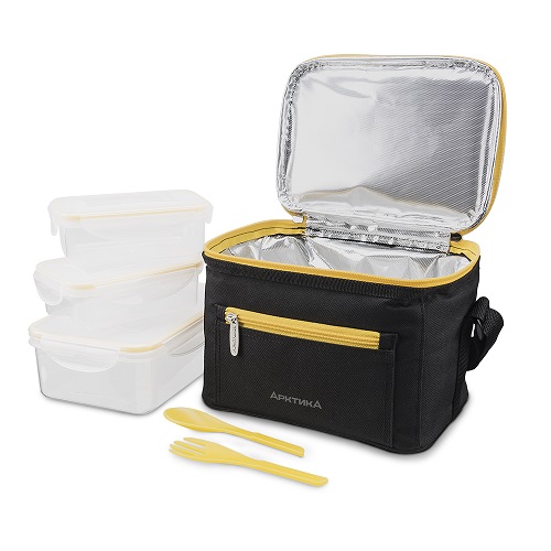 Ланч-сумка с контейнерами 2500 мл lanch_sumka_tm_arktika_25_l_art_020_2500_chyernaya_s_konteynerami