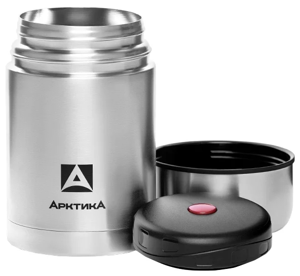 Термос пищевой с широким горлом в чехле 1000 мл termos_vakuumnyy_bytovoy_s_shirokim_gorlom_v_chekhle_tm_arktika_1000_ml_art_301_1000a