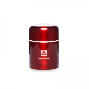 Термос пищевой 500 мл c супер-широким горлом  termos_bytovoy_vakuumnyy_s_shirokim_gorlom_tm_arktika_500_ml_art_302_500_krasnyy