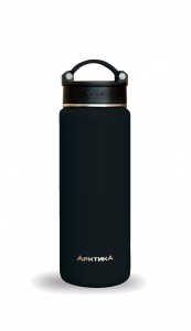 Термос для напитков 530 мл termos_bytovoy_vakuumnyy_pitevoy_tm_arktika_chyernyy_530ml_art_708_530