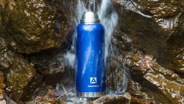 Термос с узким горлом 1,2 л termos_bytovoy_vakuumnyy_dlya_napitkov_tm_arktika_1200ml_art_106_1200_siniy