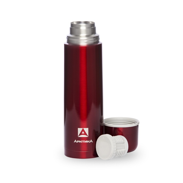 Термос для напитков 1 л termos_bytovoy_vakuumnyy_dlya_napitkov_tm_arktika_1000ml_art_102_1000_krasnyy