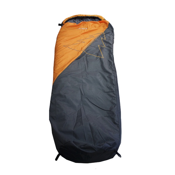 Спальный мешок-кокон spalnik_kokon_oranzh_ser_200g_m2_kholofayber_10sht
