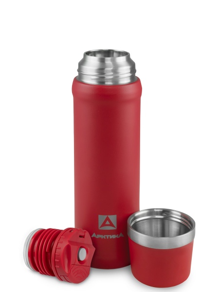 Термос бытовой, вакуумный, питьевой тм "Арктика", 600 мл, арт.111-600 (красный) termos_bytovoy_vakuumnyy_pitevoy_tm_arktika_600_ml_art_111_600_krasnyy