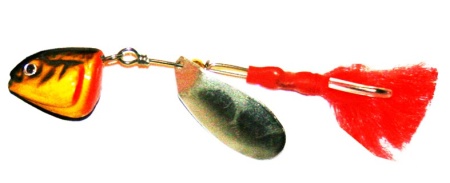 блесна вращающаяся с подгрузом (1 лепесток ) 20,5гр(уп-5шт)