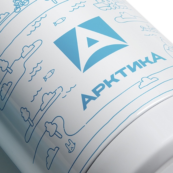 Термос-кружка с ручкой 500 мл termos_kruzhka_vakuumnaya_avtomobilnaya_tm_arktika_500_ml_412_500_belaya