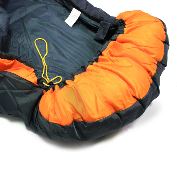 Спальный мешок-одеяло левый spalnik_odeyalo_levyy_oranzh_ser_200g_m2_kholofayber_10sht