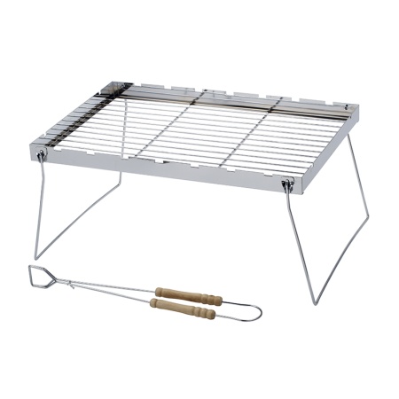 Решетка для костра + щипцы в подарок