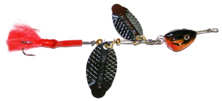 блесна вращающаяся с подгрузом (2 лепестка)  15гр (уп-5шт) блесна вращающаяся с подгрузом (2 лепестка)  15гр (уп-5шт)