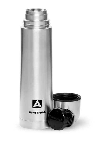 Классический термос 1 л с узким горлом в чехле termos_bytovoy_vakuumnyy_pitevoy_v_chekhle_tm_arktika_1000ml_6_sht
