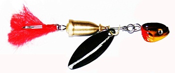 блесна вращающаяся с колокольчиком и подгрузом (1 лепесток) 14гр (уп-5шт) blesna_vrashch_s_kolok_podgruz_1lep_14gr_up_5sht_2