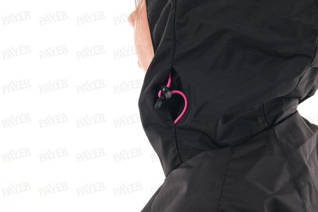 Ветровка «Бриз» (таслан, черный/фуксия) PAYER