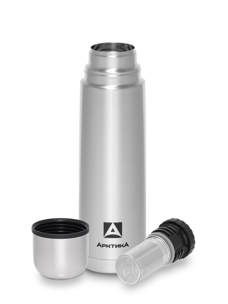 Термос вакуумный с ситечком  750 мл termos_bytovoy_vakuumnyy_s_sitechkom_pitevoy_tm_arktika_750_ml