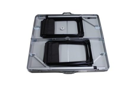 Комплект: стол раскладной + 4 табурета