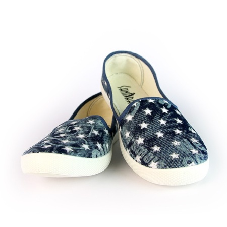 Мокасины с белыми звездами
