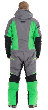 Фрирайд комбинезон мужской (таслан, серо-зеленый)
