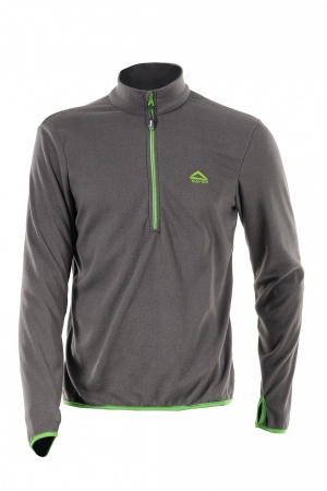 Толстовка «Тахо» (флис 150гр, серый с зеленым) PAYER  Толстовка «Тахо» (флис 150гр, серый с зеленым) PAYER