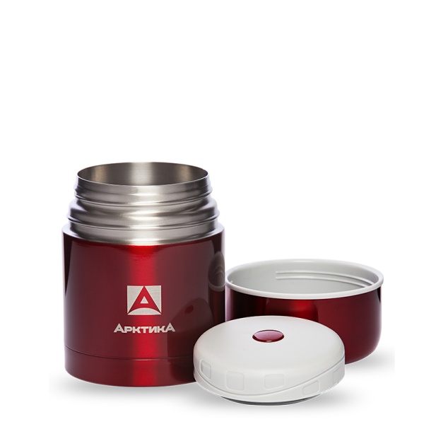 Термос пищевой 500 мл c супер-широким горлом  termos_bytovoy_vakuumnyy_s_shirokim_gorlom_tm_arktika_500_ml_art_302_500_krasnyy