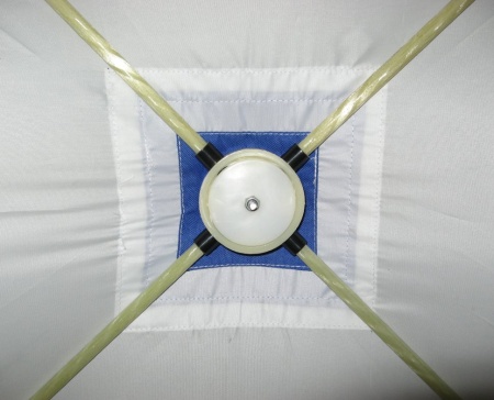 Палатка зимняя куб СЛЕДОПЫТ 1,8 х1,8 м 3-местная ,цв. бело-синий