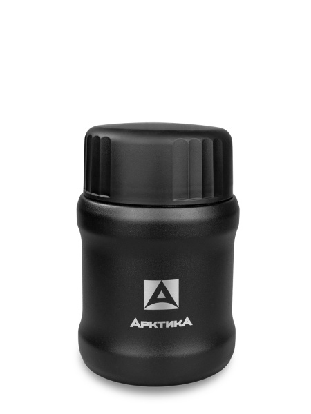 Термос для еды 0.5 л, чёрный termos_dlya_edy_vakuumnyy_bytovoy_tm_arktika_0_5_l_art_311_500_chyernyy