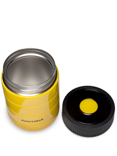 Термос для еды вакуумный (жёлтый) termos_dlya_edy_vakuumnyy_bytovoy_tm_arktika_0_48_l_art_307_480_zhyeltyy