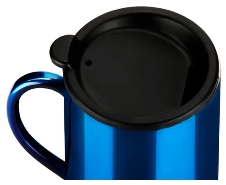 Термокружка 400 мл синяя