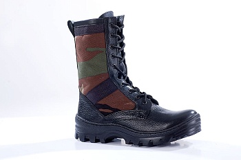 Ботинки "ТРОПИК" (нат.кожа и ткань камуф ,подошва ТЭП) botinki_tropik_nat_kozha_i_tkan_kamuf_podoshva_tep