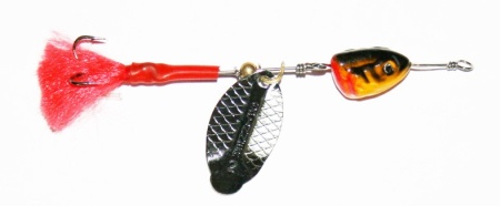 блесна вращающаяся с подгрузом (1 лепесток) 18гр (уп-5шт)