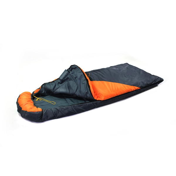 Спальный мешок-одеяло правый  spalnik_odeyalo_pravyy_oranzh_ser_200g_m2_kholofayber_10sht
