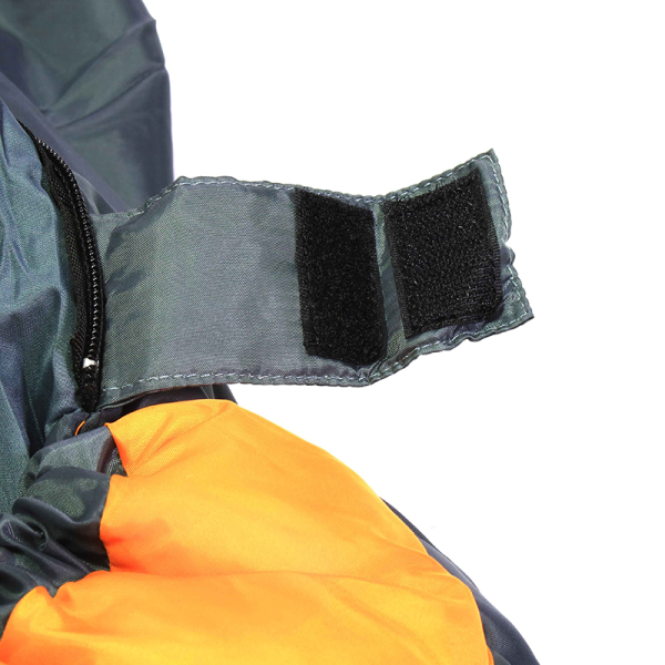 Спальный мешок-одеяло левый spalnik_odeyalo_levyy_oranzh_ser_200g_m2_kholofayber_10sht