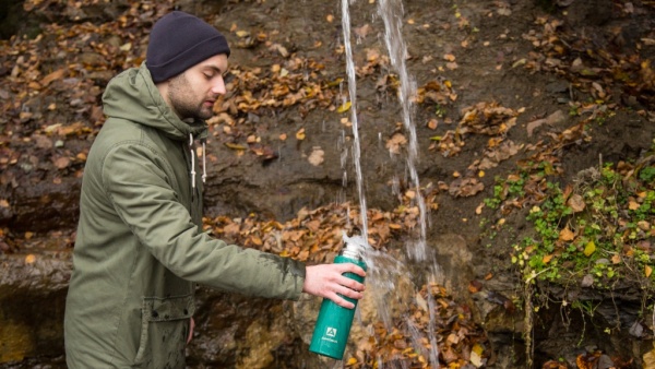 Термос с узким горлом 1 л termos_pitevoy_bytovoy_vakuumnyy_tm_arktika_1000ml_art_103_1000_zelenyy